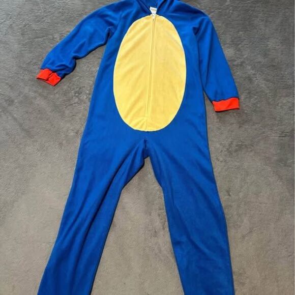 SEGA Sonic The Hedgehog Kids Onesie Pajamas - Picture 1 of 6
